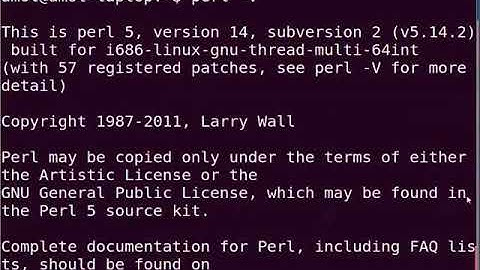 Overview and Installation of PERL - Telugu