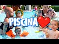 Tobia e Dante in PISCINA per la prima volta ♥️♥️♥️
