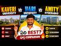 Kaveri University vs Hari University vs Amity Hyderabad | పూర్తి Comparison | Yours Media 