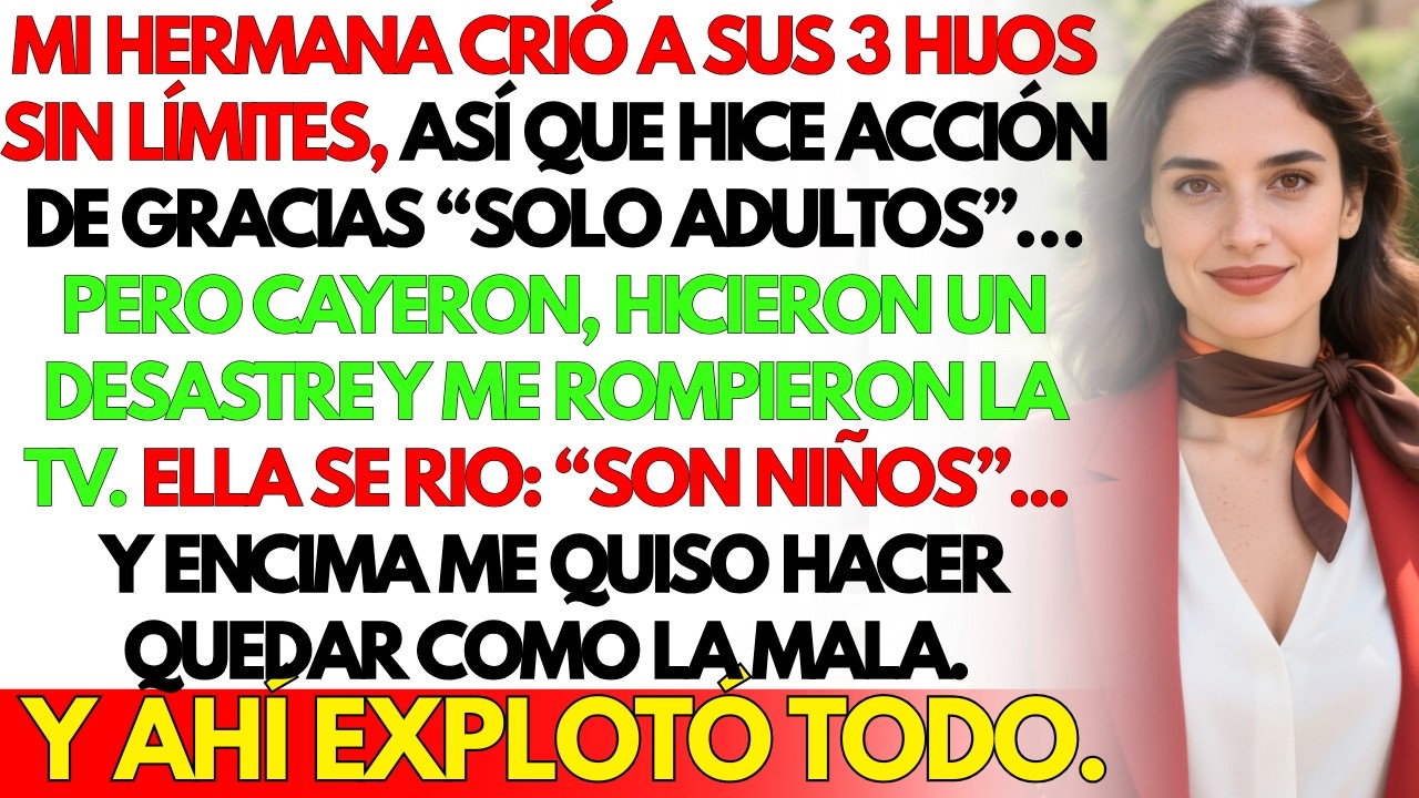 Mis sobrinos arruinaron mi reunión y mi TV de $32,000. Los dejé sin regalos de Navidad...