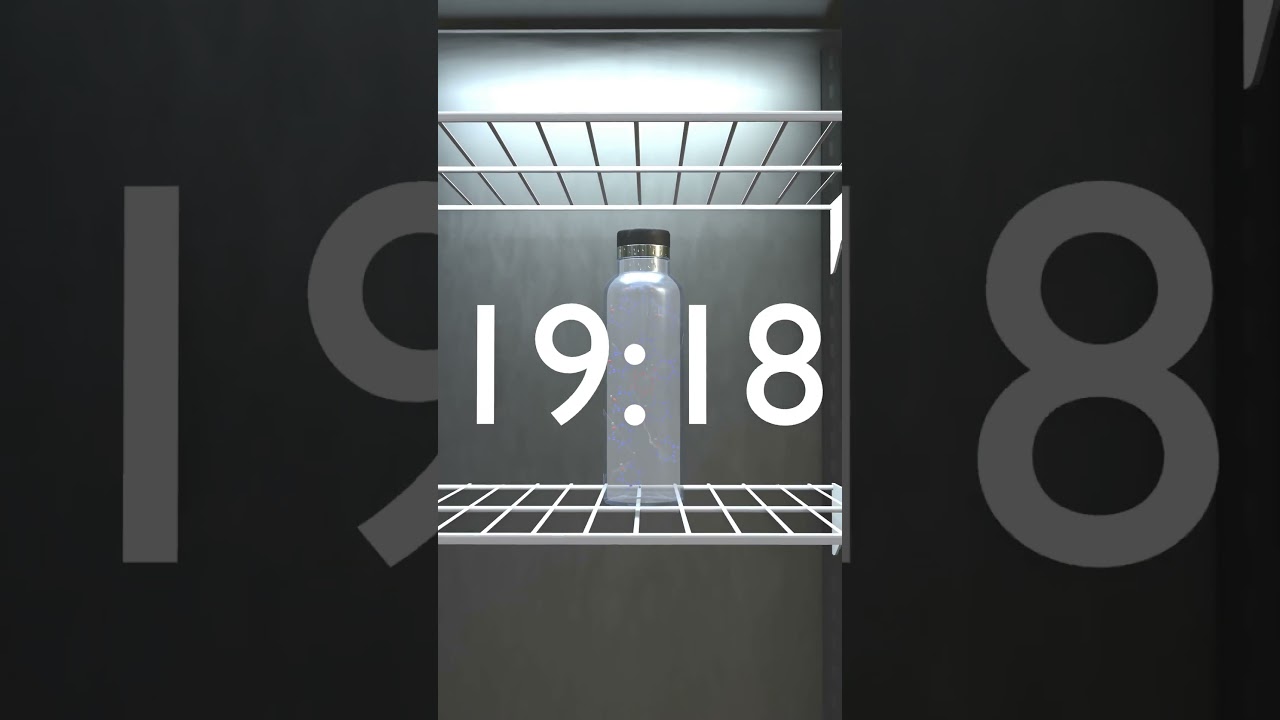 Do not put glass bottle in refrigerator