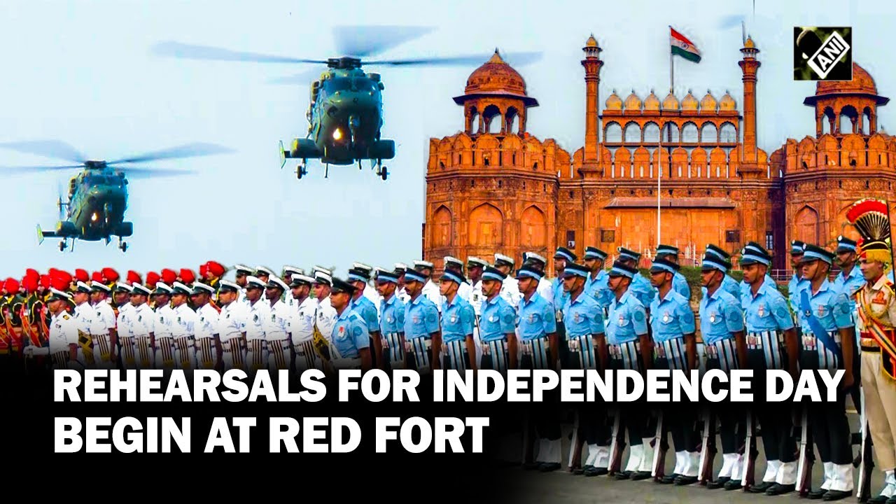 Delhi Rehearsals for Independence Day celebrations in full swing at Red Fort