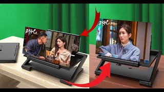 Height Adjustable Cell Phone Movie Video Enlarged Screen Magnifier Amplifier 3D Mobile Phone Screen screenshot 2