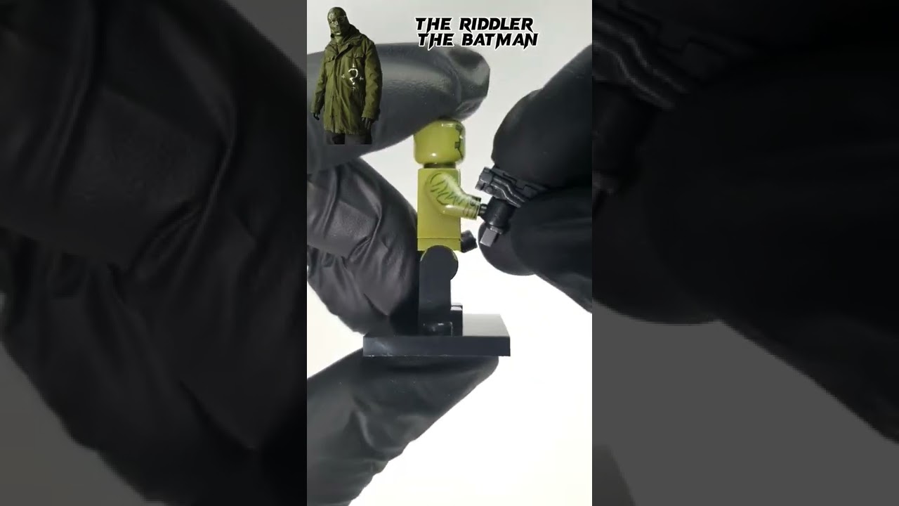 Lego The Riddler (The Batman) Minifigures Unofficial 
