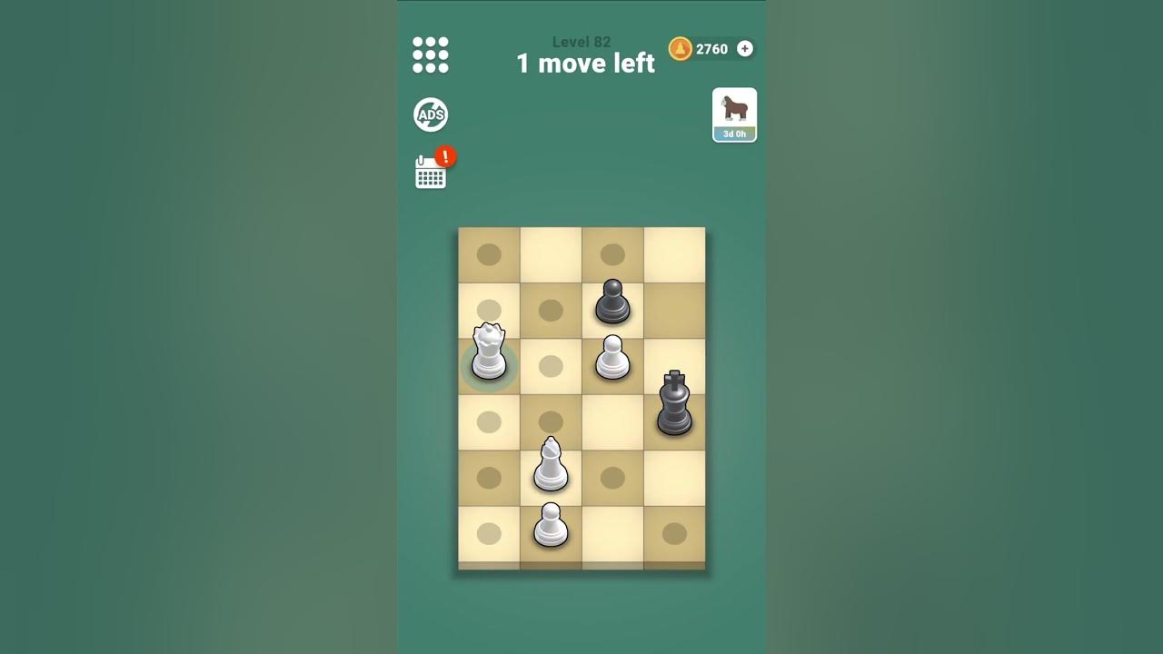 Pocket Chess level 82 walkthrough solution YouTube