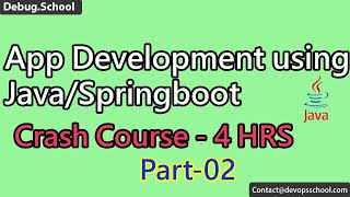 Backend Programming Language | App Devlopment with Java/Springboot with mysql DB | Part 2 Out 7