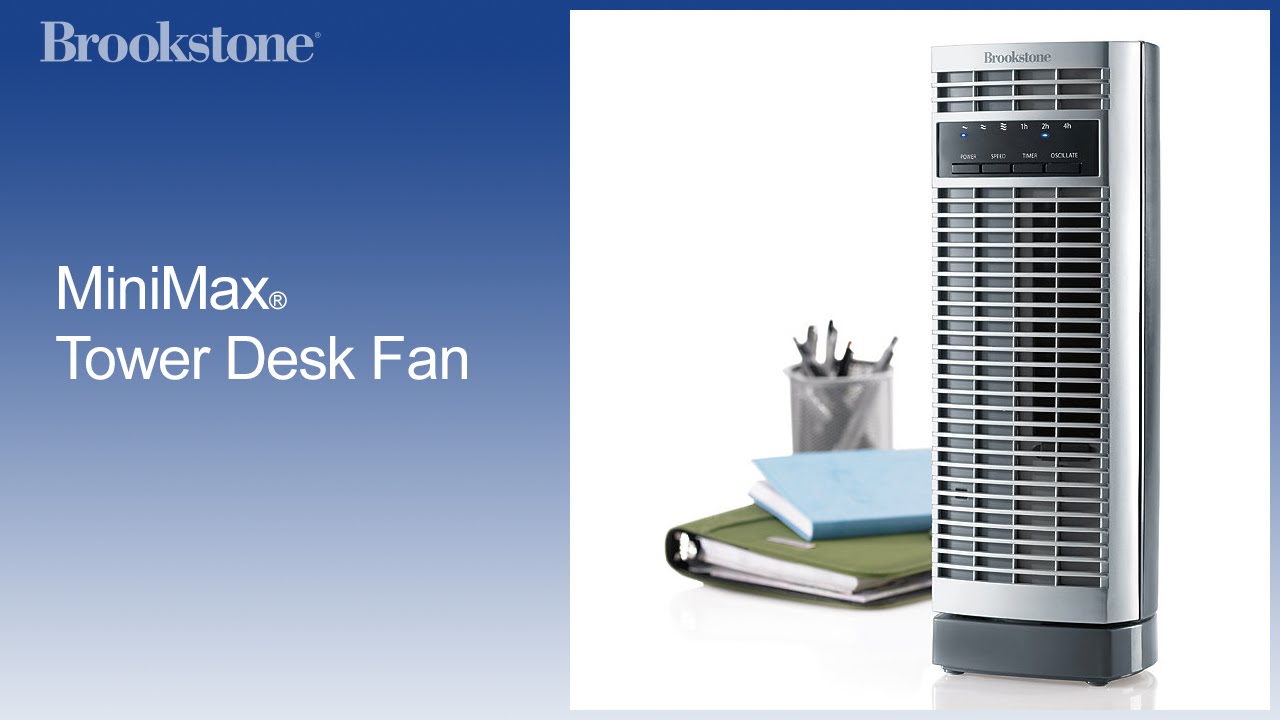 MiniMax® Tower Desk Fan YouTube
