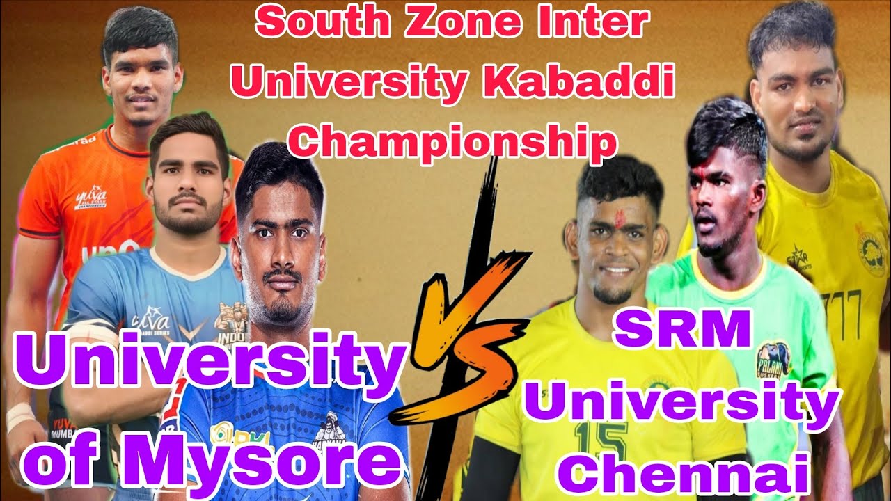 University of Mysore 💪vs💪 SRM University Chennai Full high voltage match #ukkabaddiadda #viralvideo 