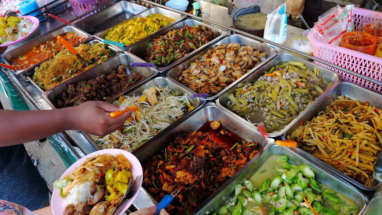 Вкусно! Доступный и большой завтрак! | Азиатская уличная еда