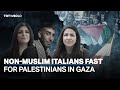 Non-Muslim Italians fast in solidarity with Palestinians in Gaza