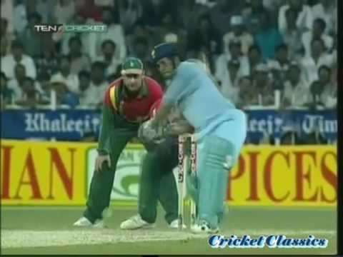 Sachin Tendulkar 124 vs Zim 1998 Sharjah Final