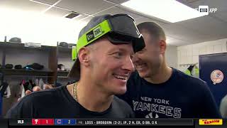 Josh Donaldson Anthony Rizzo celebrate division title
