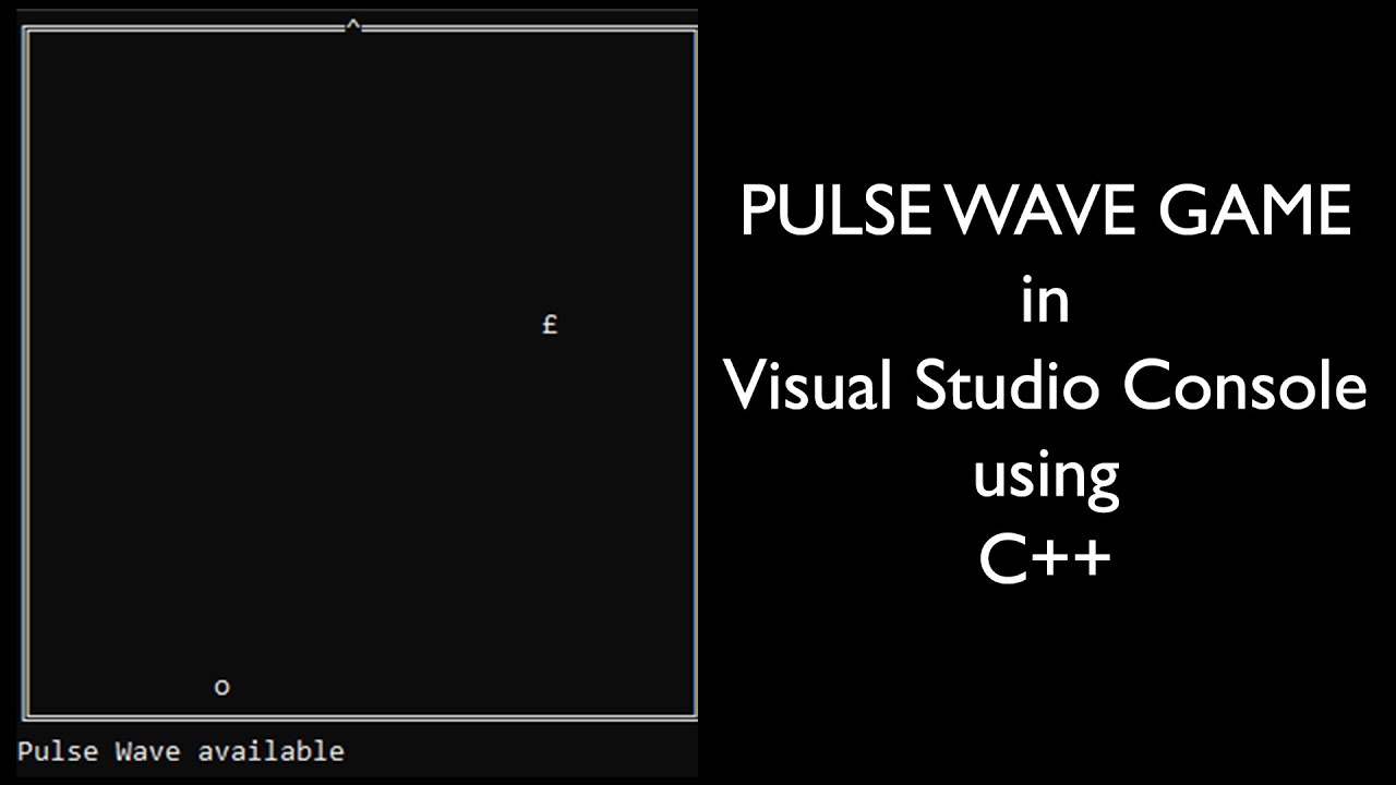 Pulse Wave Game (Visual Studio C++) - YouTube