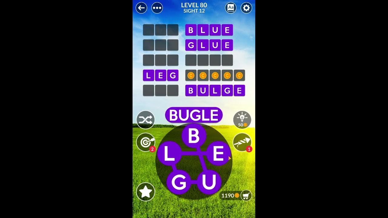 Wordscapes Uncrossed Level 80 Answers - YouTube