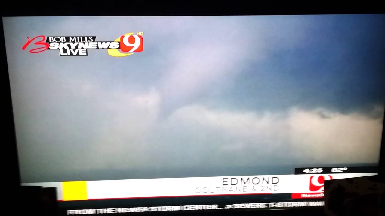 Two tornadoes form over edmond,oklahoma YouTube
