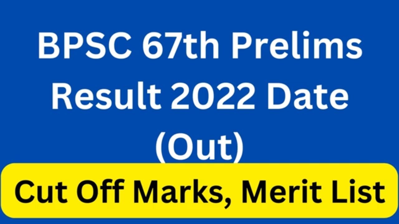 BPSC 67th Prelims Result 2022 Date (Out)-Link - YouTube