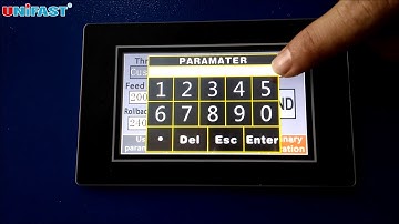 HD thiết lập màn hình giao tiếp máy taro cần điện UniFast