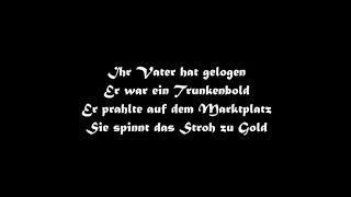 Oonagh - Märchen Enden Gut, 17. Stroh Zu Gold (Mit Lyrics)