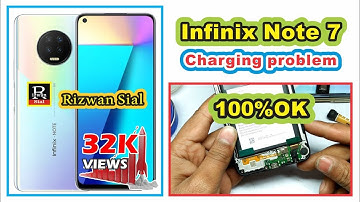 infinix note 7 charging problem 100%OK