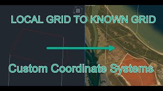 Creating Local Grid Coordinate Systems in QGIS and Civil 3D