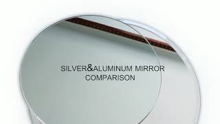 silver mirror or Aluminum mirror