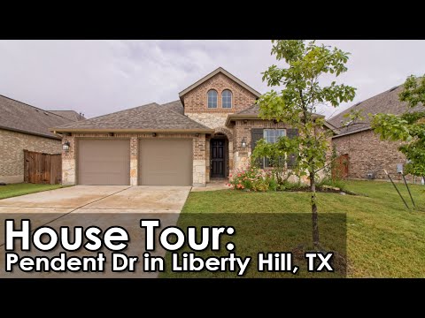301 Pendent Dr, Liberty Hill, TX home video tour