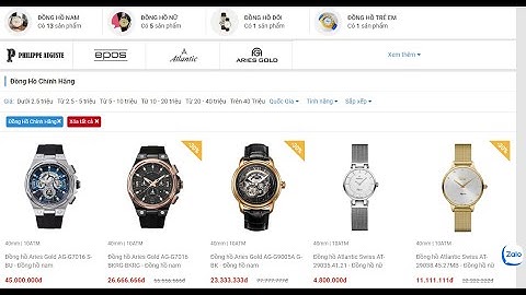 Source Code Đồ Án Tốt Nghiệp Website Bán Đồng Hồ Sử Dụng Laravel Framework - Lập Trình Vlog