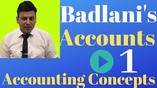 Accounts: Basic Accounting Concepts: Part 1