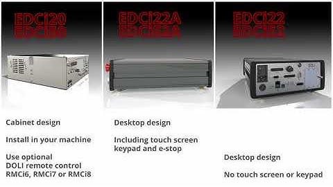 DOLI EDCi EDCi2x and 5x Series, Electronics for static and dynamic tests
