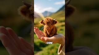 Cutest Baby Highland Cow Ever