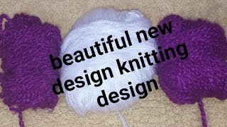 How to knit two colour #beautiful sweater design#knitting design