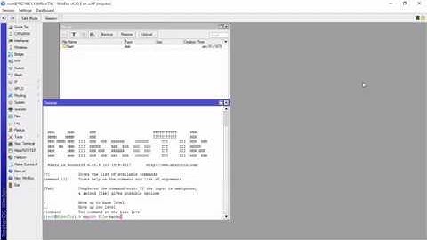 Mikrotik backup vs Export | Import