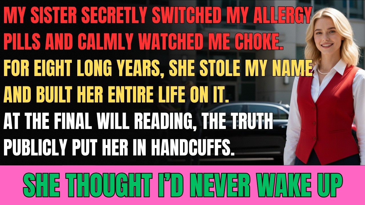 My Sister Tried to Poison Me Before Grandpa’s Will Reading… But She Didn’t Know