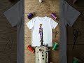 Restaurando el poder de Tamaran con este bordado de lujo de Starfire en mi camiseta... 😱💜💎