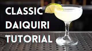 HOW TO MAKE A DAIQUIRI WITH JUST THREE INGREDIENTS!