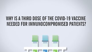 Why Is a Third Dose of COVID-19 Vaccine Needed for Immunocompromised Patients?