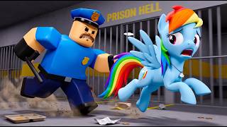 Rainbow Dash Plays: ROBLOX Barry's Prison RUN !!! (Compilation) screenshot 3