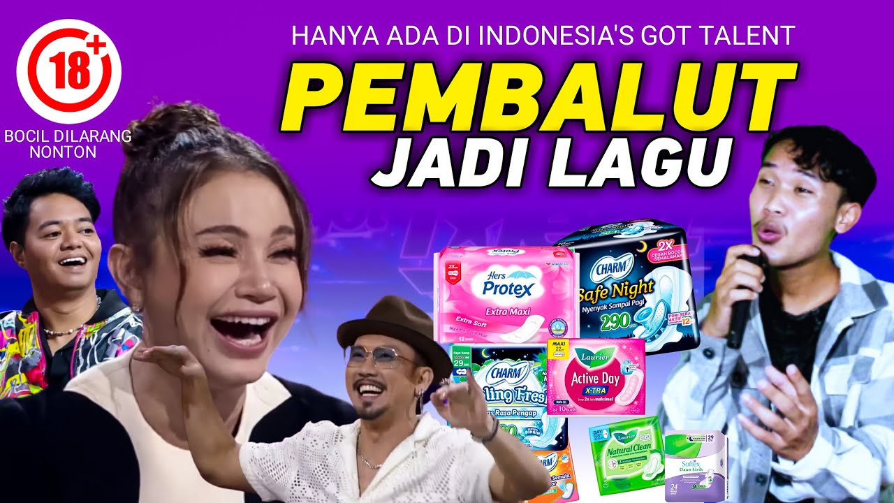 NGAKAK ‼️HANYA ADA DI INDONESIA GOT TALENT PEMBALUT JADI LAGU