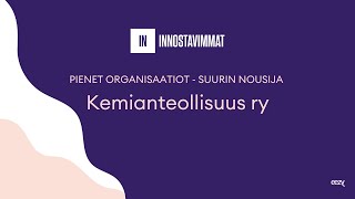 Kemianteollisuus Ry - Suomen Innostavimmat Työpaikat