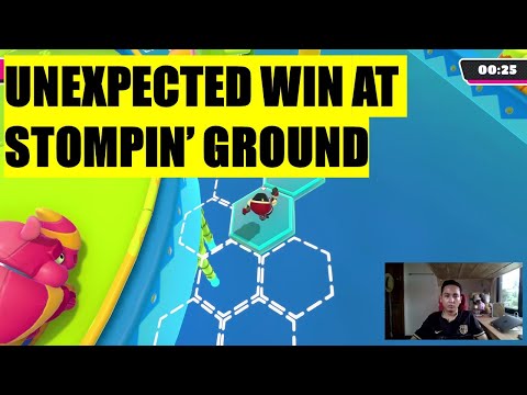 UNEXPECTED WIN AT STOMPIN' GROUND - Fall Guys Gameplay 60fps