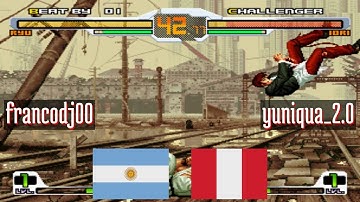 FT5 @svcsplus: francodj00 (AR) vs yuniqua_2.0 (PE) [SNK vs Capcom svc Fightcade] Sep 27