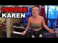 Psycho Karen has a MELTDOWN During Arrest