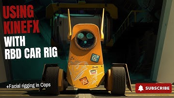 Houdini Animation Tutorial: KineFX Robot Rig + RBD Car (Free Project)