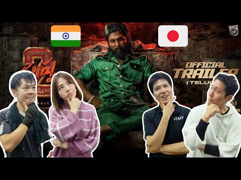 PUSHPA 2 - THE RULE Trailer Reaction! | Allu Arjun | Sukumar | Rashmika Mandanna | Japanese Reacts