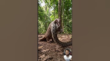 Reticulated Python vs Manis Javanica  Fast Paced Wildlife Encounter in the Wild