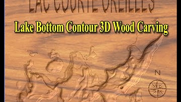 Lake Bottom Contour Map 3D Wood Carving-Customer Review 2