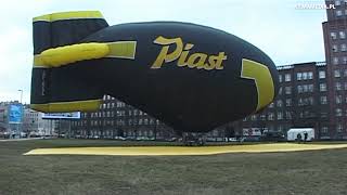 Sterowiec nad Wrocławiem. Blimp over Wrocław. 2009