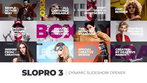 Dynamic Slideshow Opener ★ After Effects Template ★ AE Templates