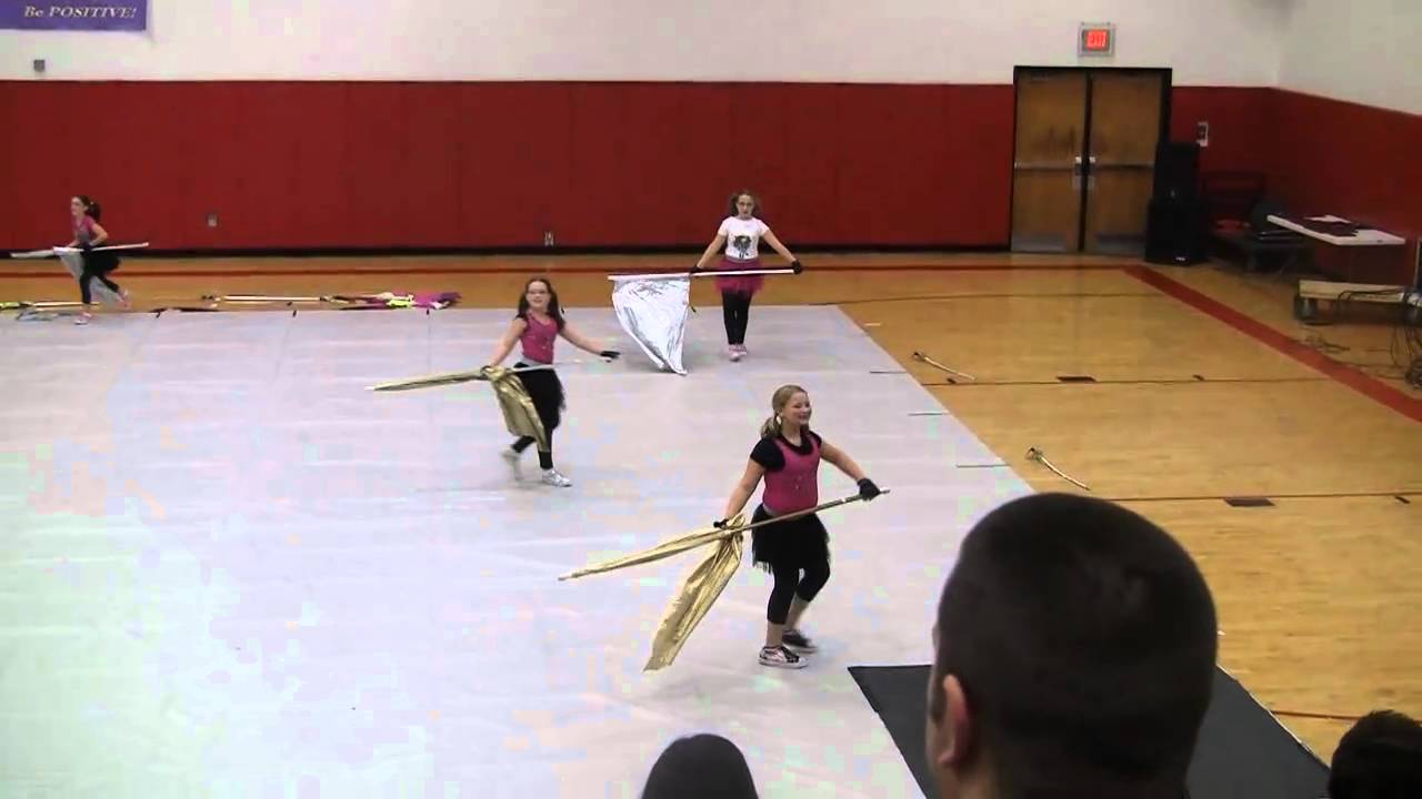 GatesChili Juniors Winterguard (GCP) "Jump Rope" at Holley, NY 1/29