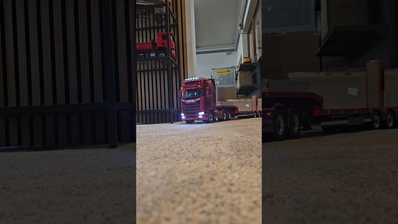 Kundenanfertigung bereit zur Abholung 6wd Truck + Tieflader